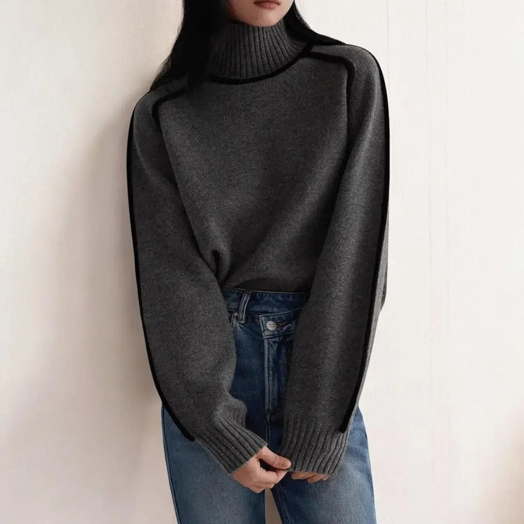 Women's Knit Turtleneck Jumper