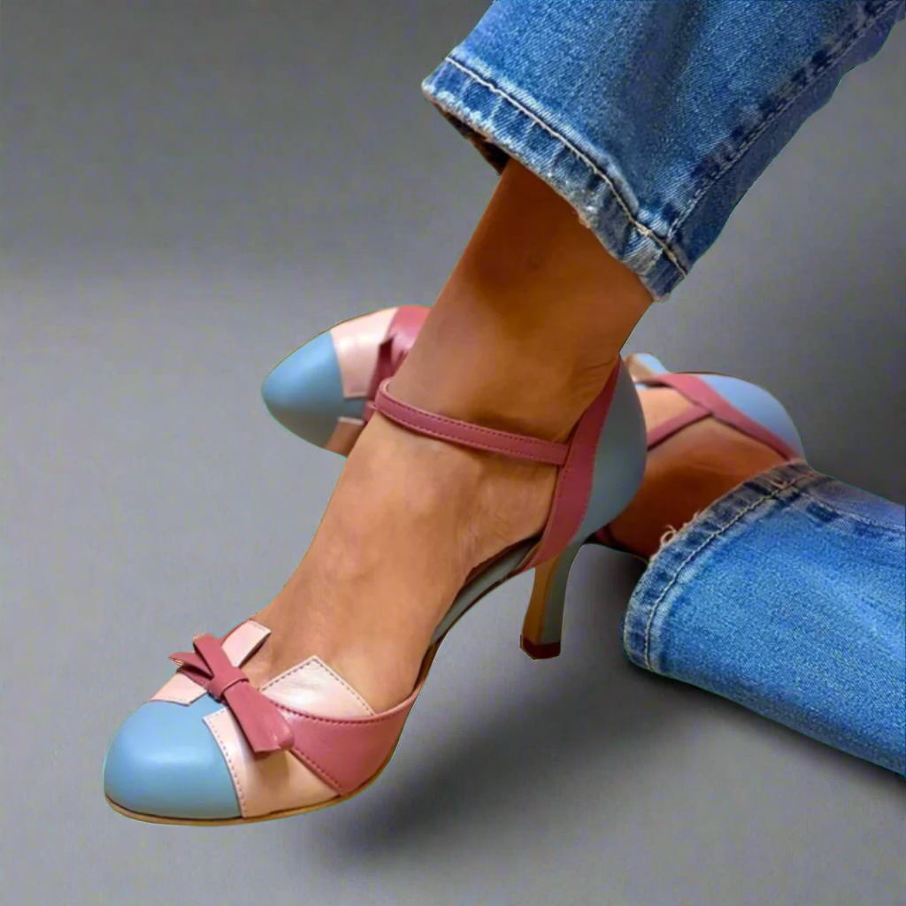 Women's Orthopedic Heeled Sandals Bow Detail Summer