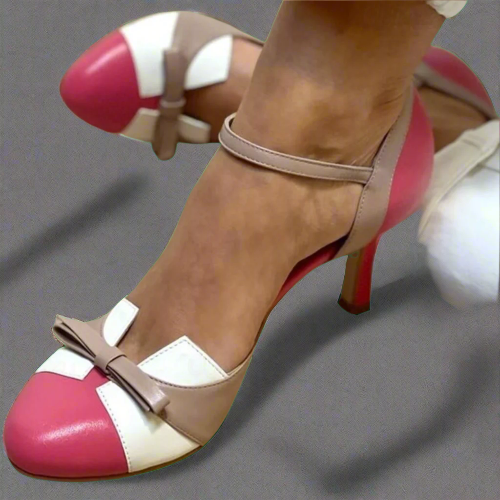 Women's Orthopedic Heeled Sandals Bow Detail Summer