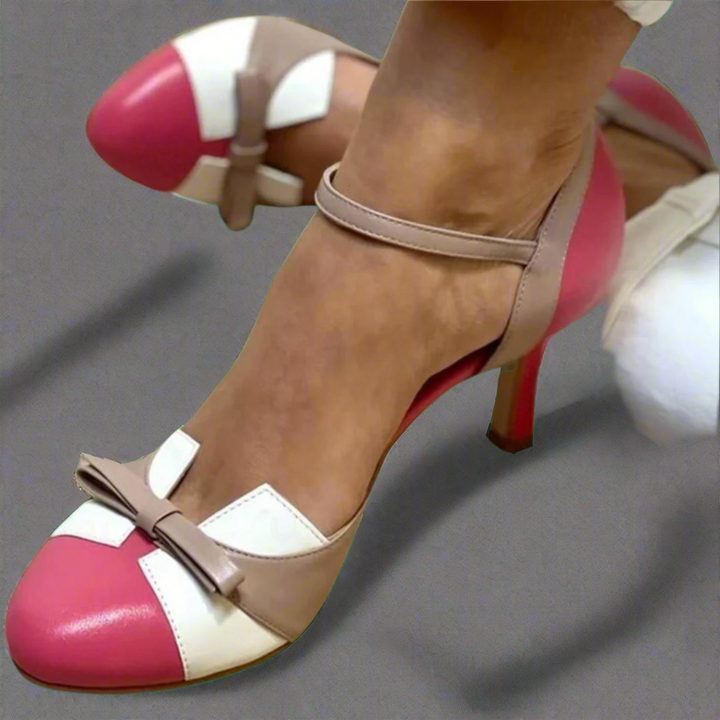Women's Orthopedic Heeled Sandals Bow Detail Summer