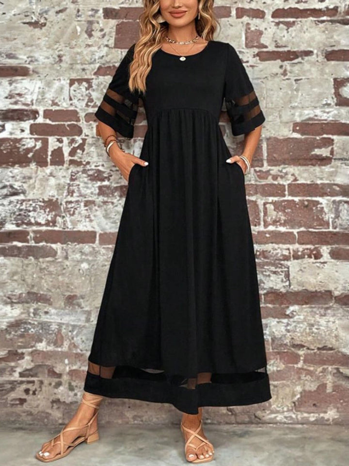 Women's Tummy-Flattering Midi Dress