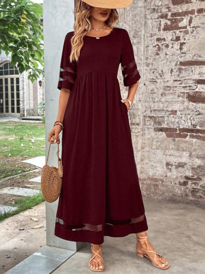 Women's Tummy-Flattering Midi Dress