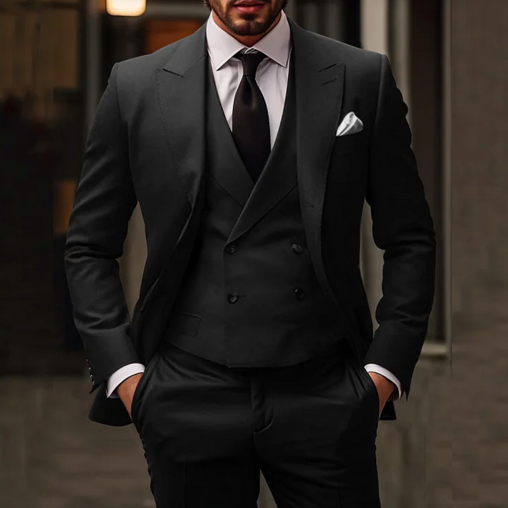 Three-piece suit set for men