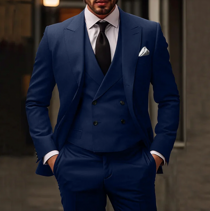 Three-piece suit set for men