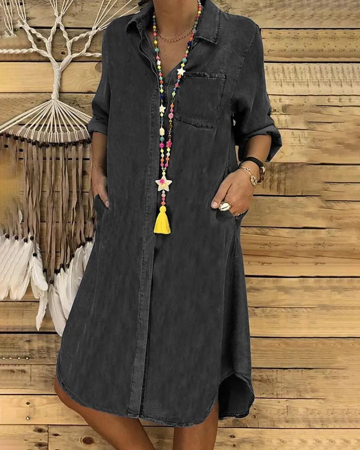 Women's Denim Shirt Dress