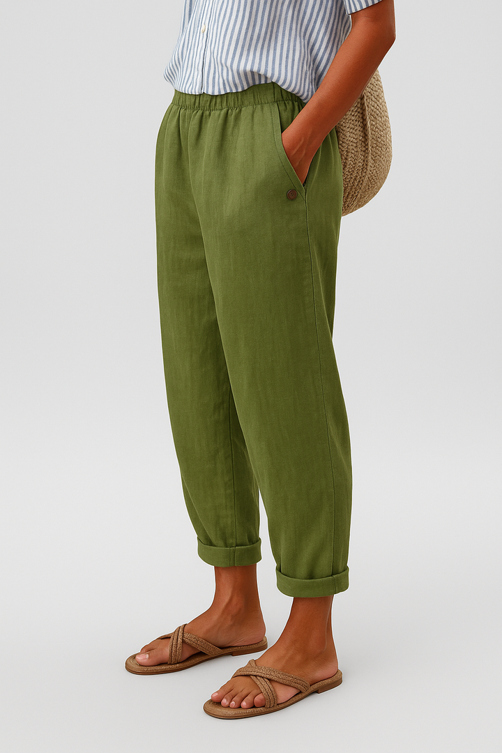 Women's Relaxed Straight Leg Trousers