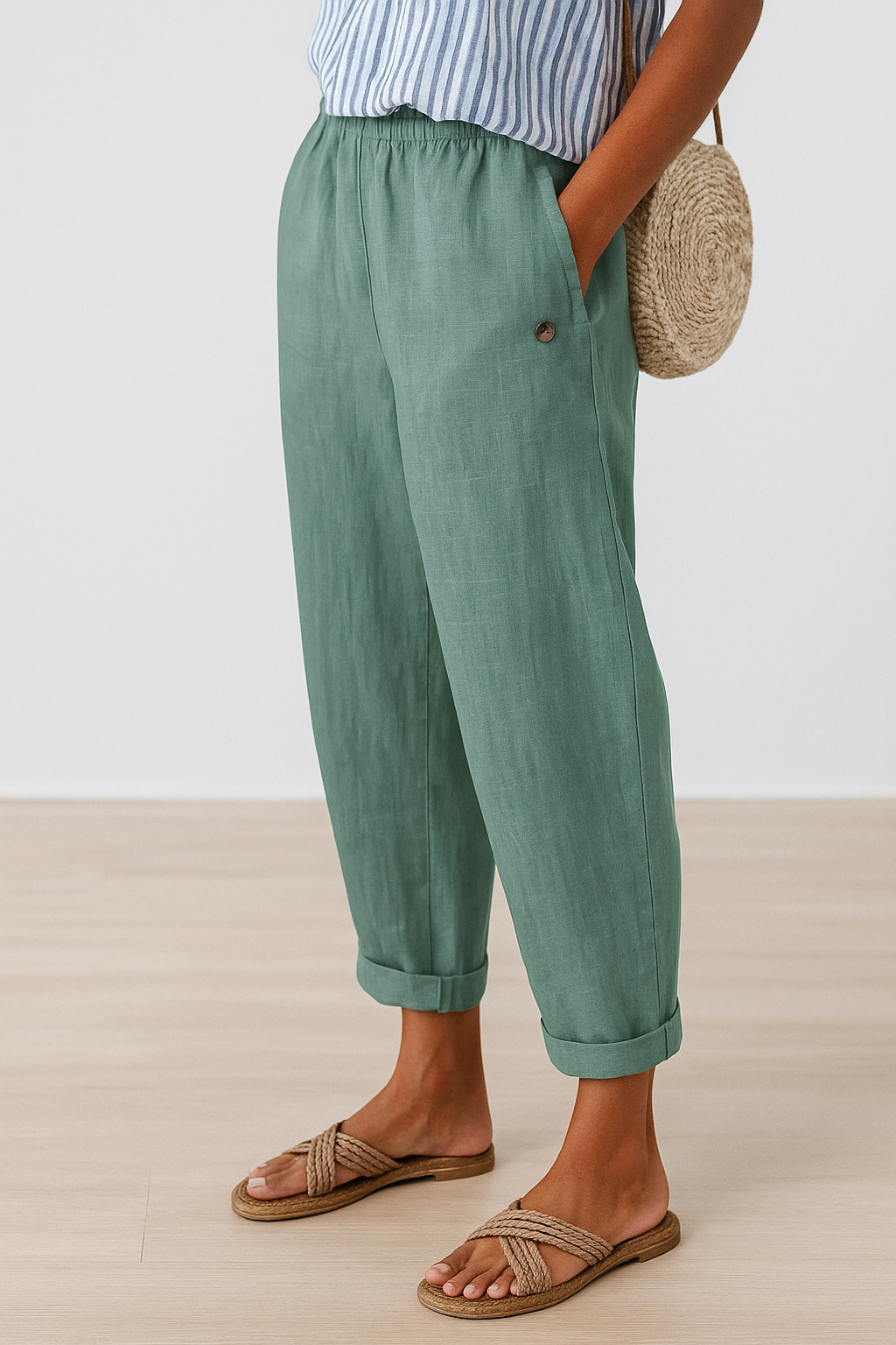 Women's Relaxed Straight Leg Trousers