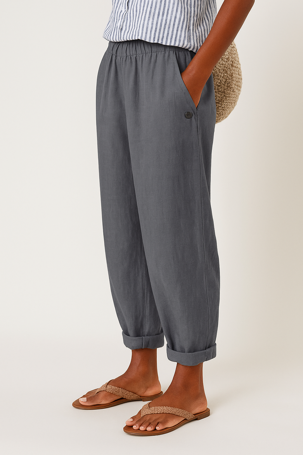 Women's Relaxed Straight Leg Trousers