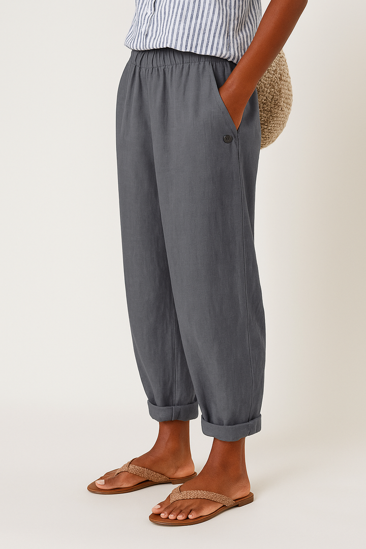 Women's Relaxed Straight Leg Trousers