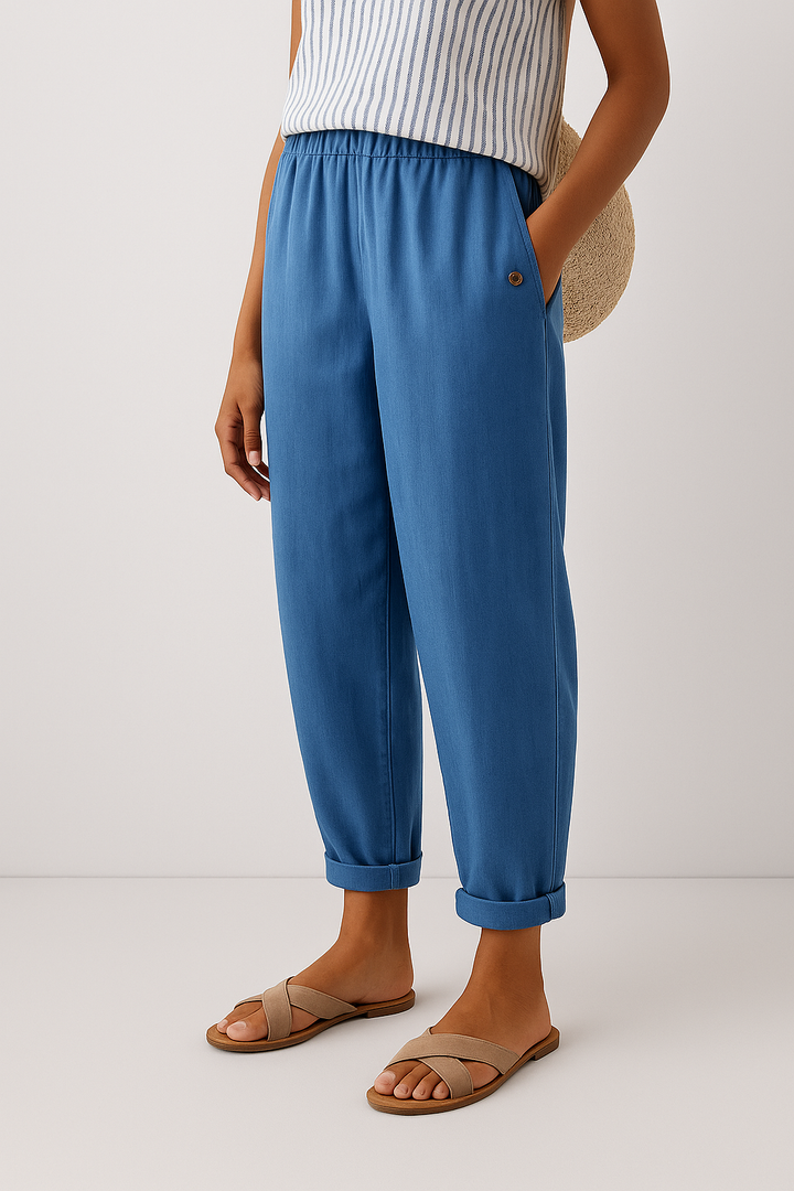 Women's Relaxed Straight Leg Trousers