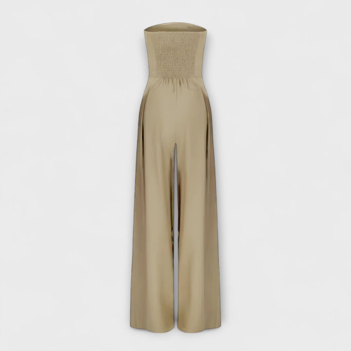Women's Strapless Jumpsuit Wide Leg Elegant Occasion