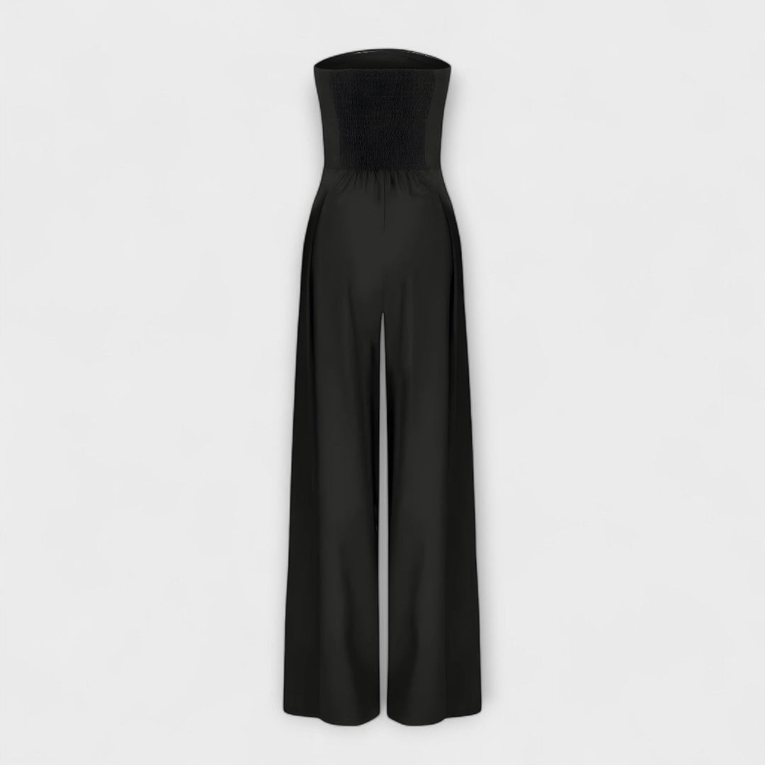 Women's Strapless Jumpsuit Wide Leg Elegant Occasion