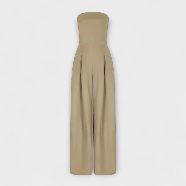 Women's Strapless Jumpsuit Wide Leg Elegant Occasion