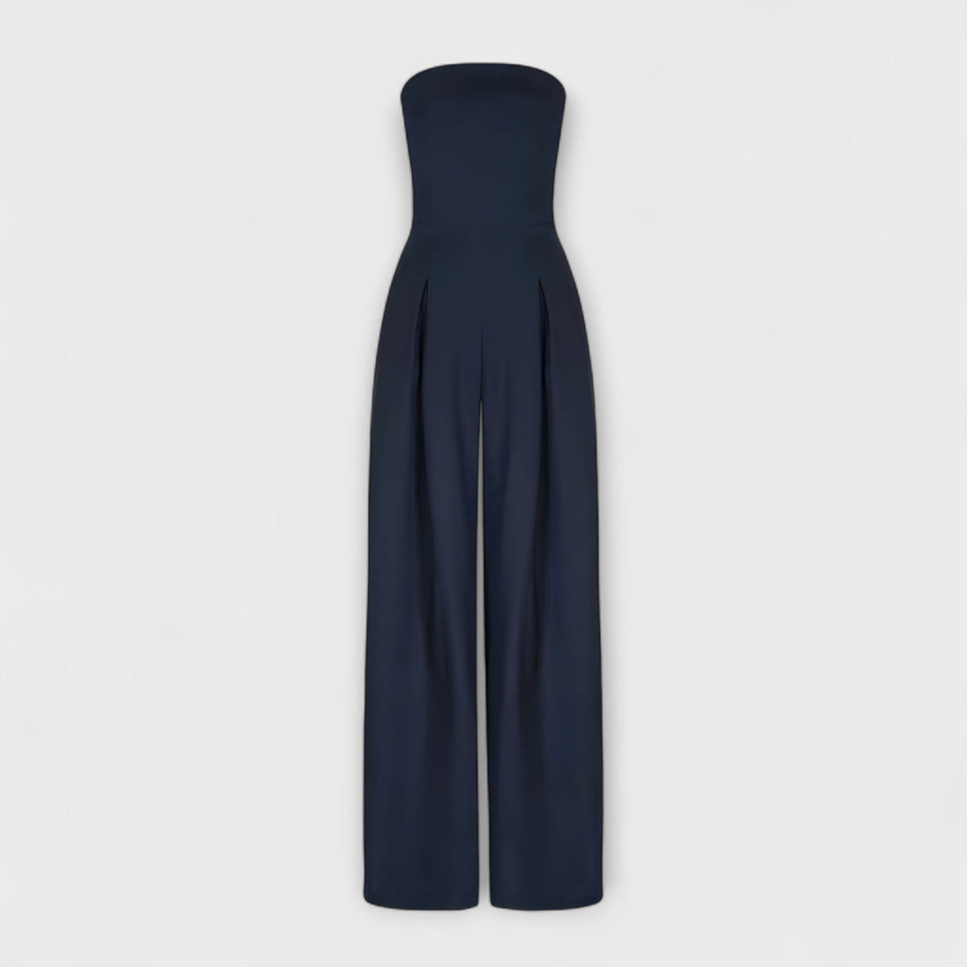 Women's Strapless Jumpsuit Wide Leg Elegant Occasion