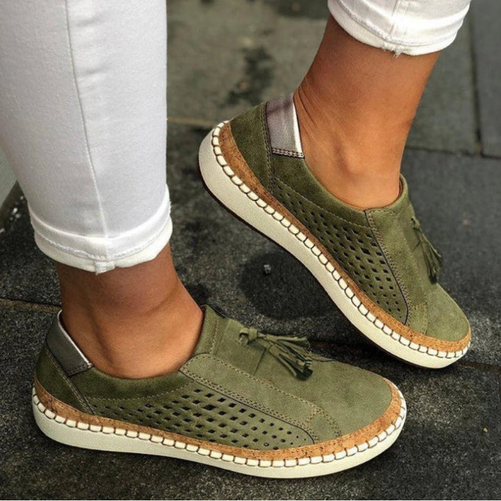 Women's Ergonomic Knit Slip-On Trainers