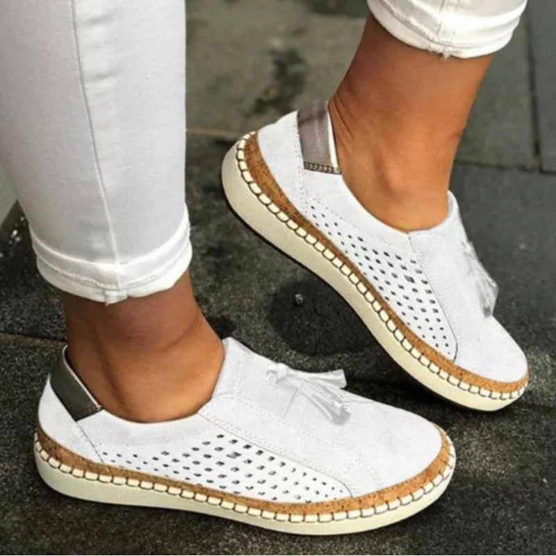 Women's Ergonomic Knit Slip-On Trainers