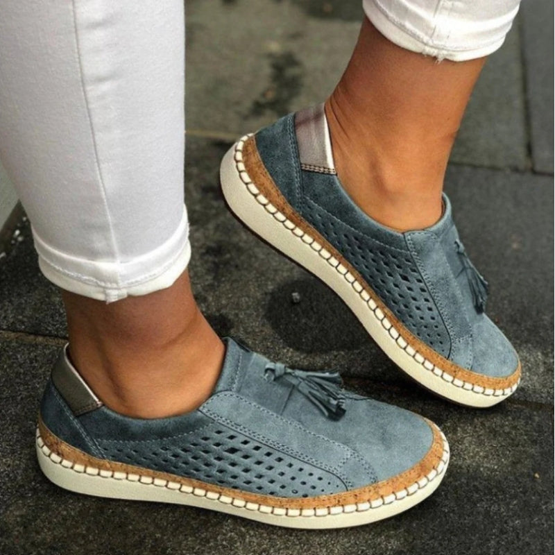 Women's Ergonomic Knit Slip-On Trainers