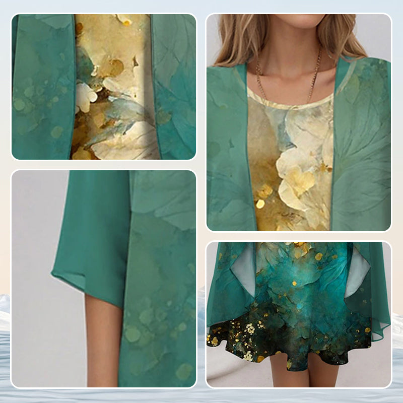 Women's Summer Blouse and Dress Set