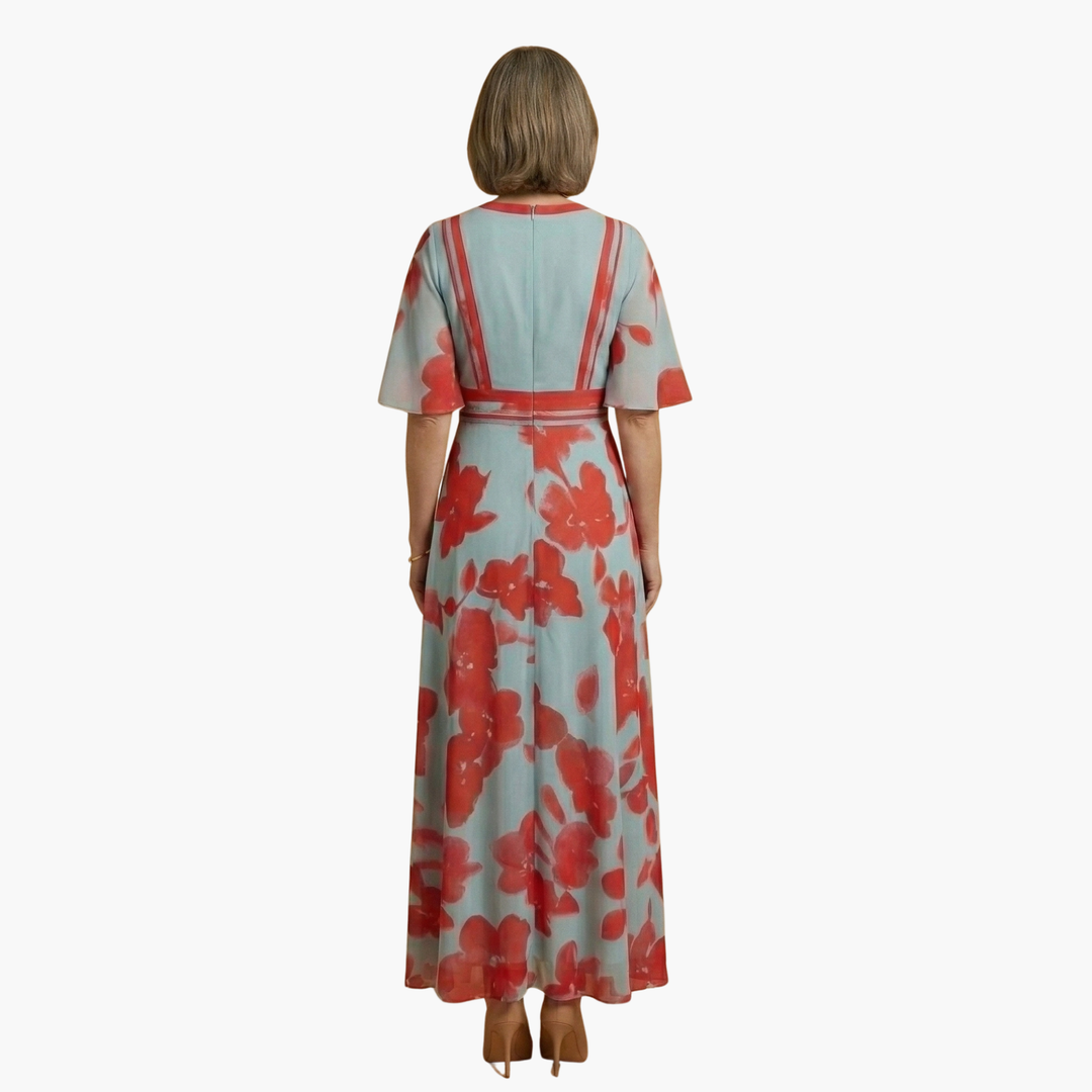 Women's Tailored Floral Maxi Dress