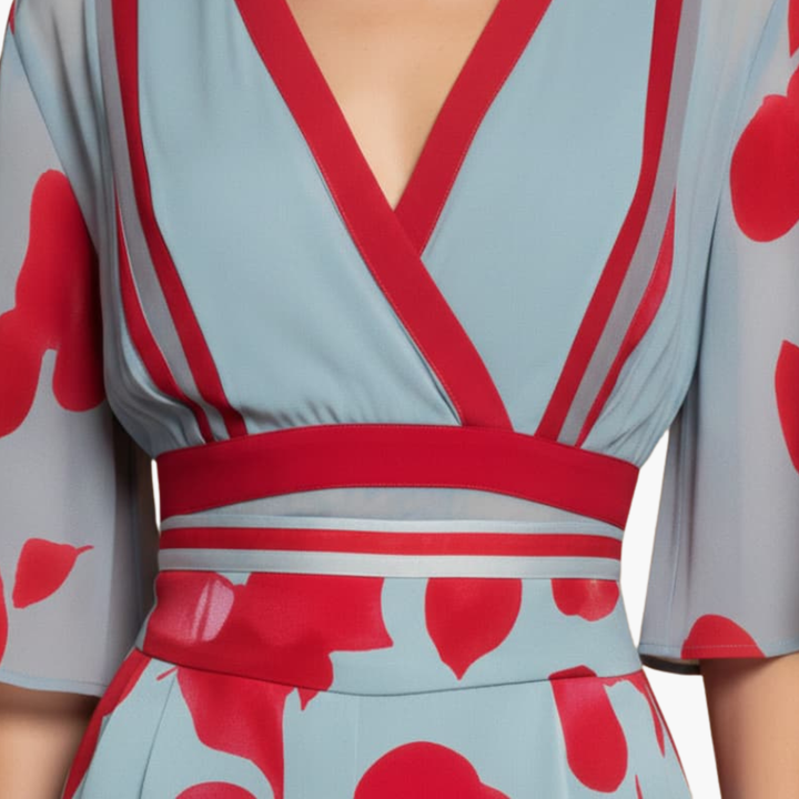 Women's Tailored Floral Maxi Dress