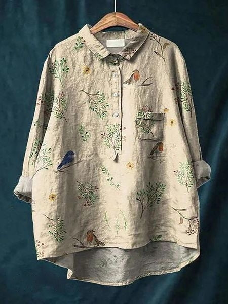 Women's Romantic Floral Blouse