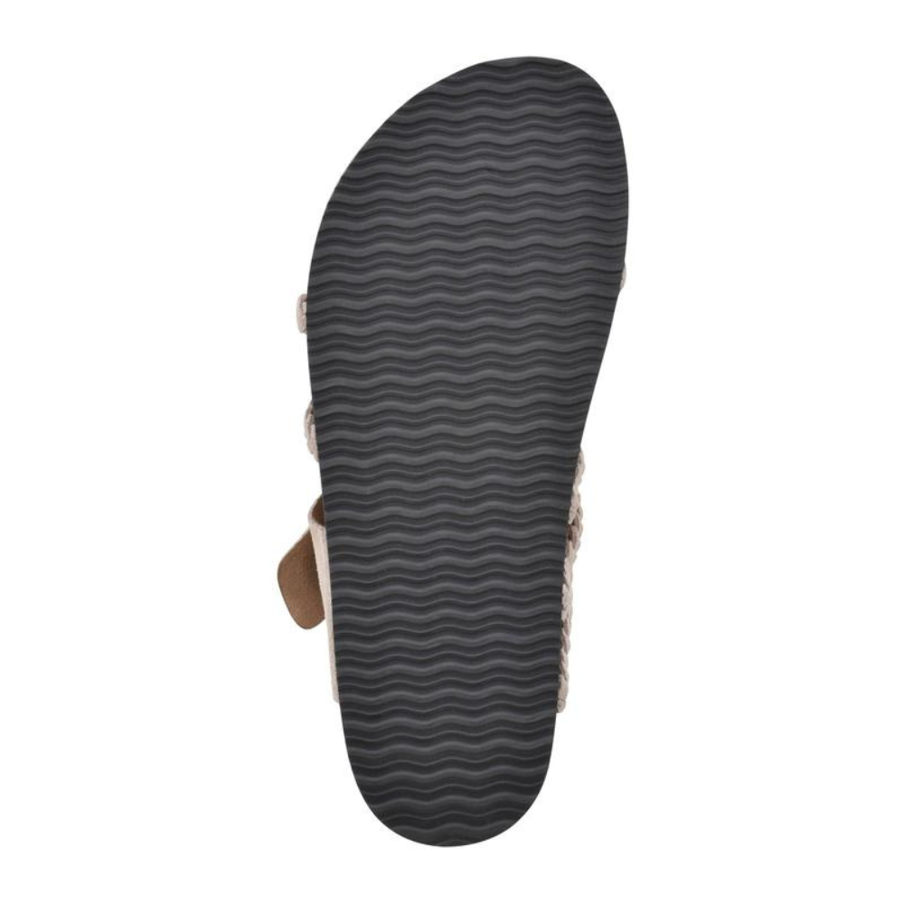 Women's Braided Suede Cork Sandals