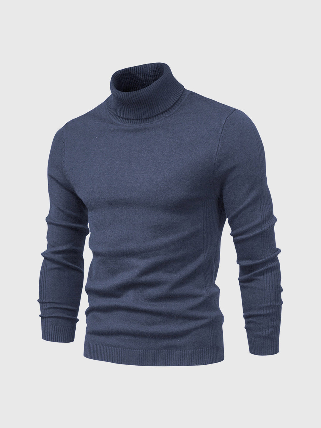 Washable turtleneck sweater for men