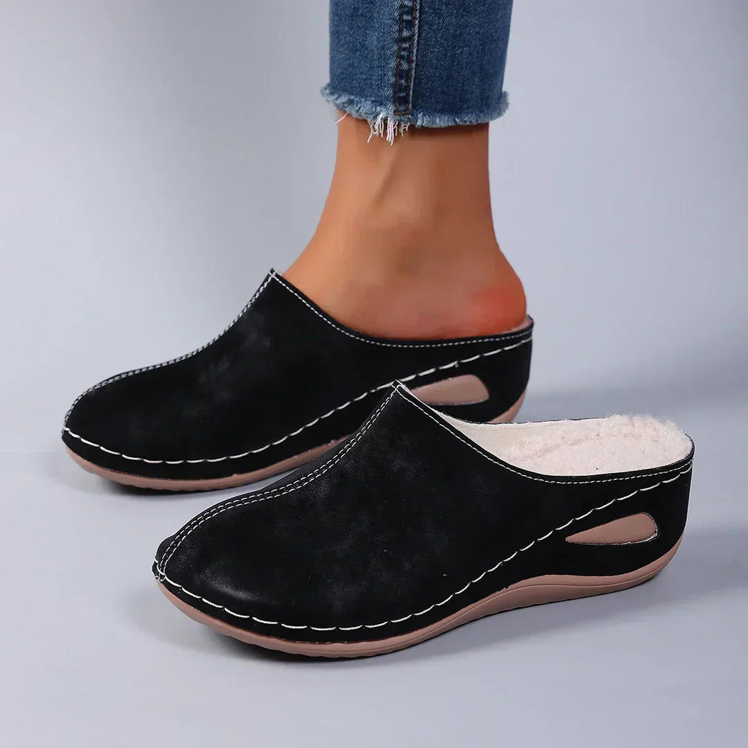 Women's Orthopedic Comfort Sandals Faux Shearling