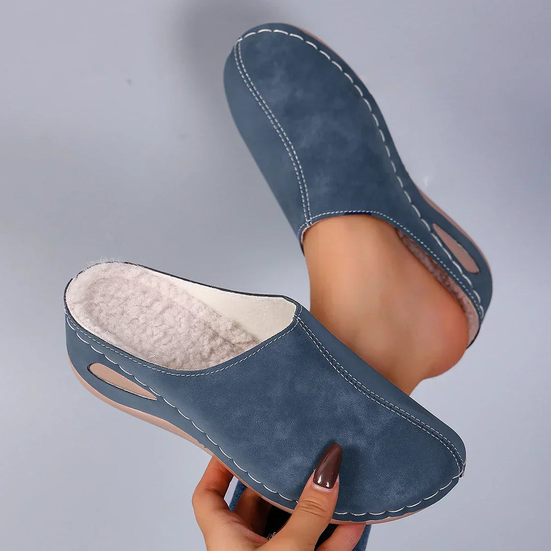 Women's Orthopedic Comfort Sandals Faux Shearling