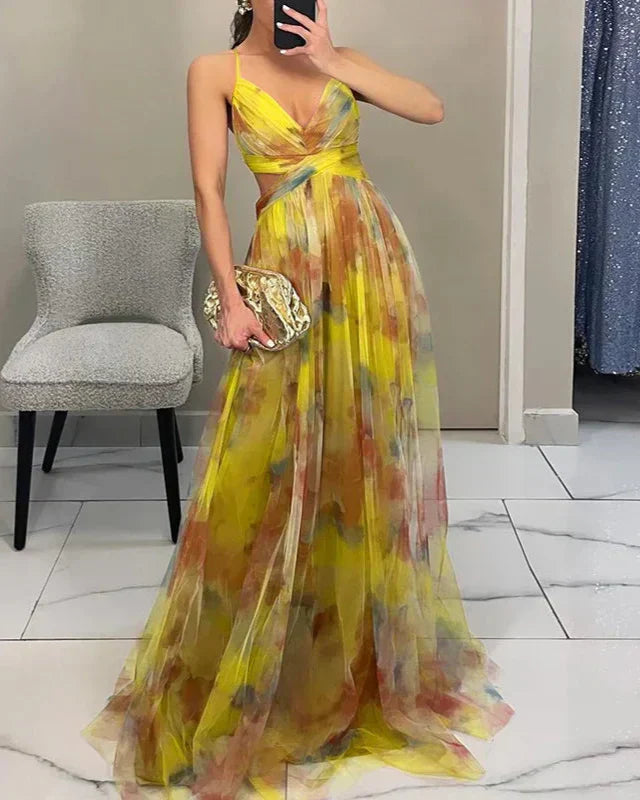 Women's Spaghetti Strap Maxi Dress