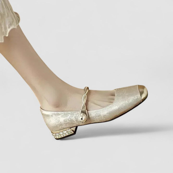 Women's Block Heel Mary Jane Shoes