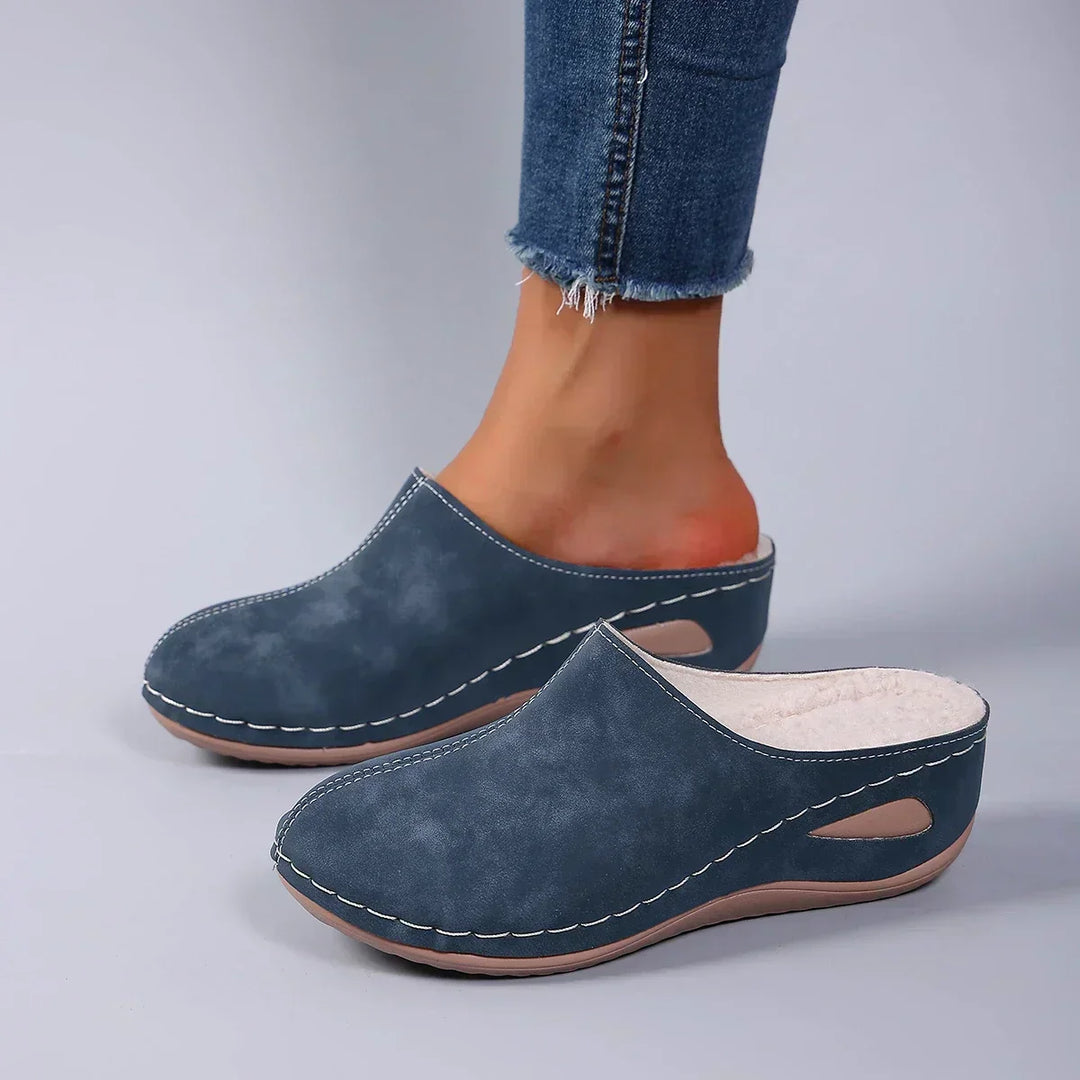 Women's Orthopedic Comfort Sandals Faux Shearling