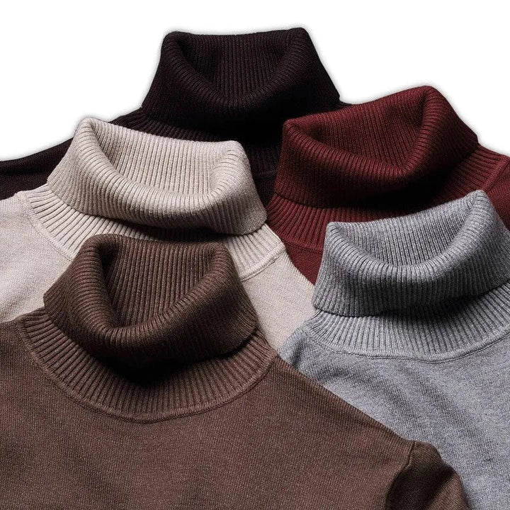 Classic turtleneck sweater for men