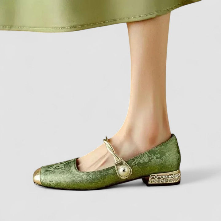 Women's Block Heel Mary Jane Shoes