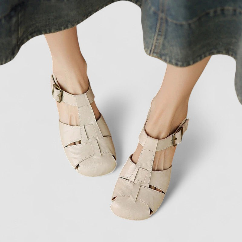 Women's Orthopedic Mary Jane Shoes Block Heel Ankle Strap