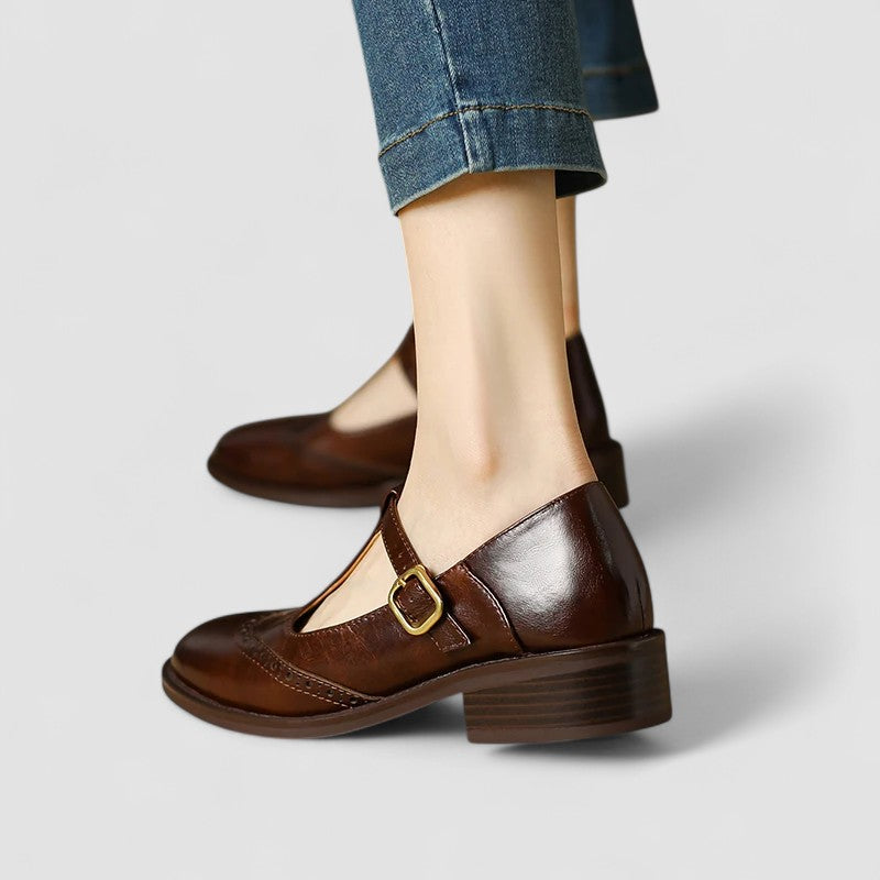 Women's Orthopedic Mary Jane Shoes Low Heel