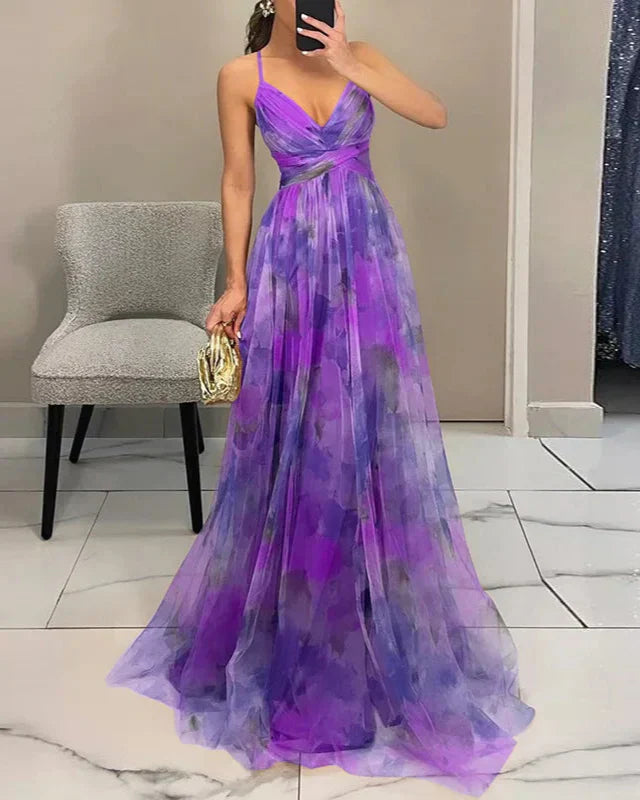 Women's Spaghetti Strap Maxi Dress