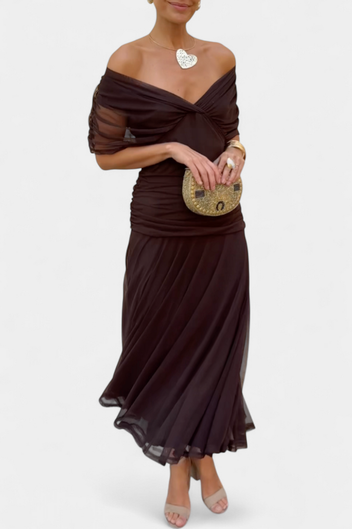 Women's Fantasy Floral Maxi Dress