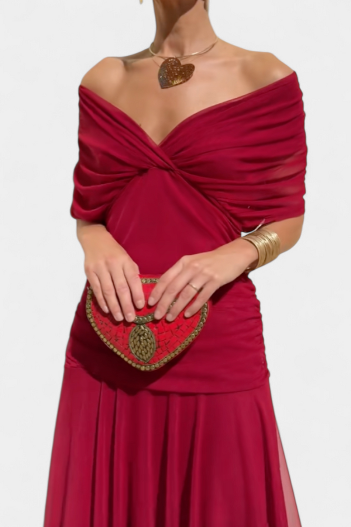 Women's Fantasy Floral Maxi Dress
