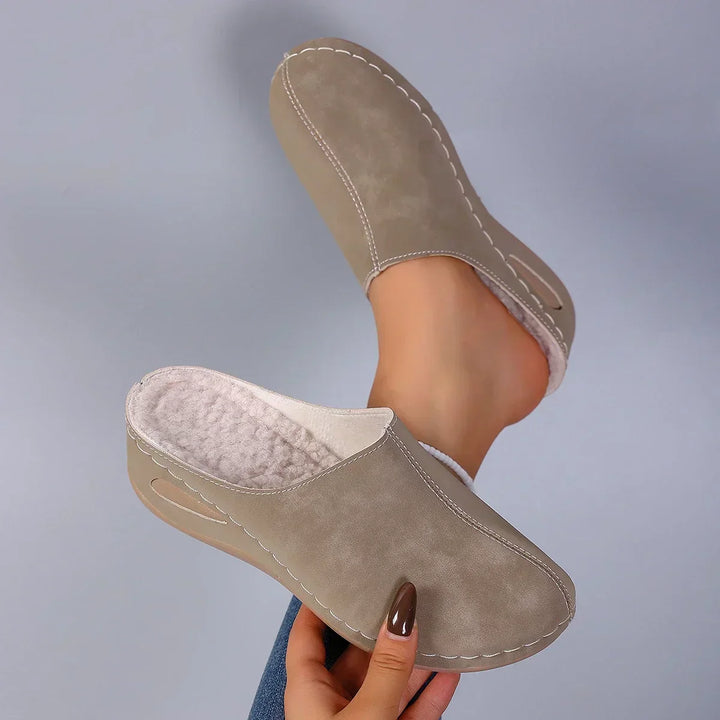 Women's Orthopedic Comfort Sandals Faux Shearling