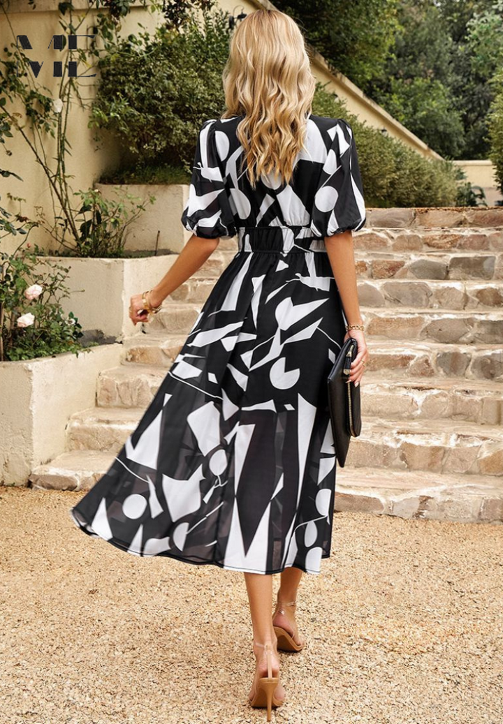 Women's Botanical Midi Dress