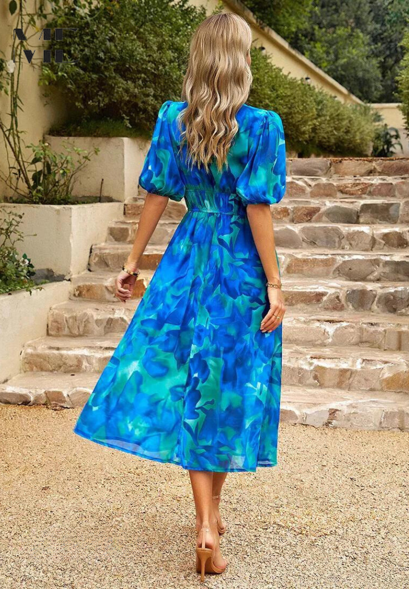 Women's Botanical Midi Dress