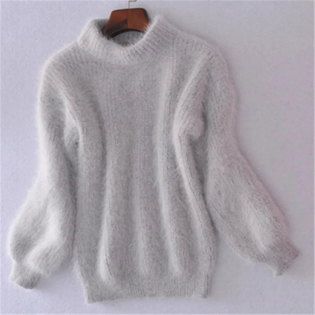 Women's High Neck Knit Jumper