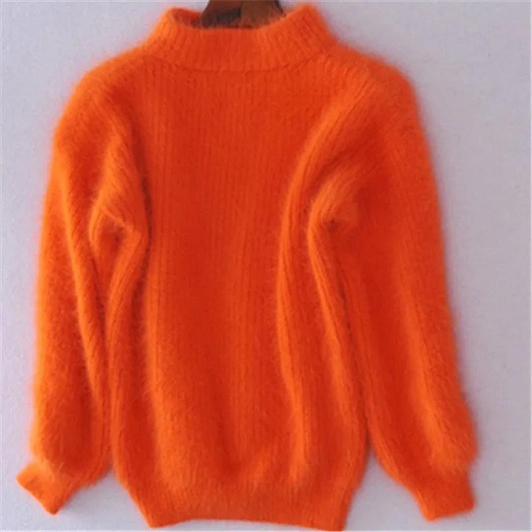 Women's High Neck Knit Jumper