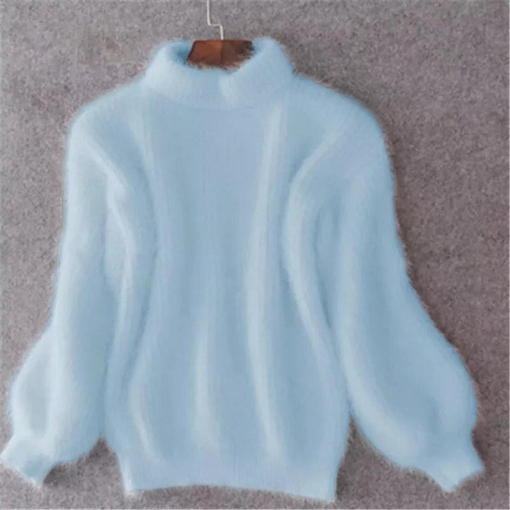 Women's High Neck Knit Jumper