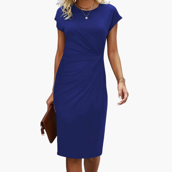Ivy | Women's Round Neck Midi Dress
