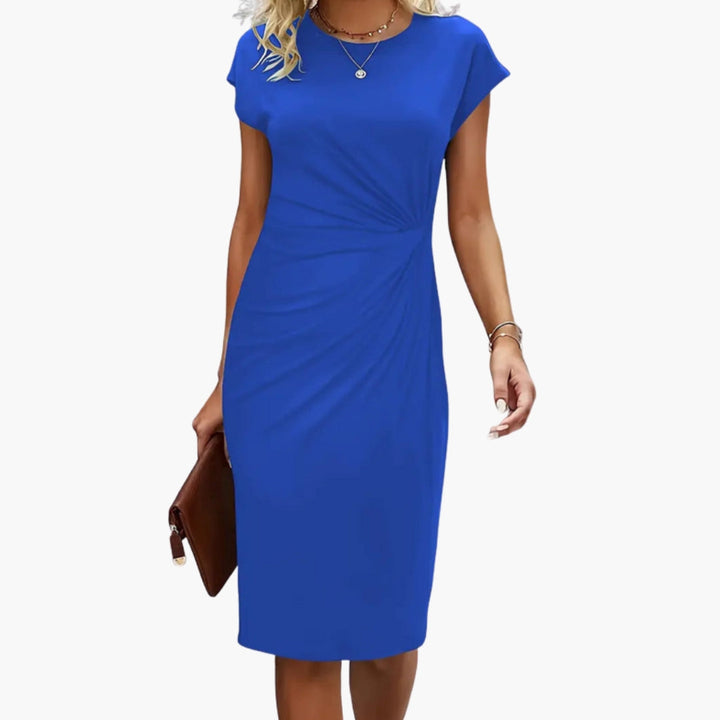 Ivy | Women's Round Neck Midi Dress