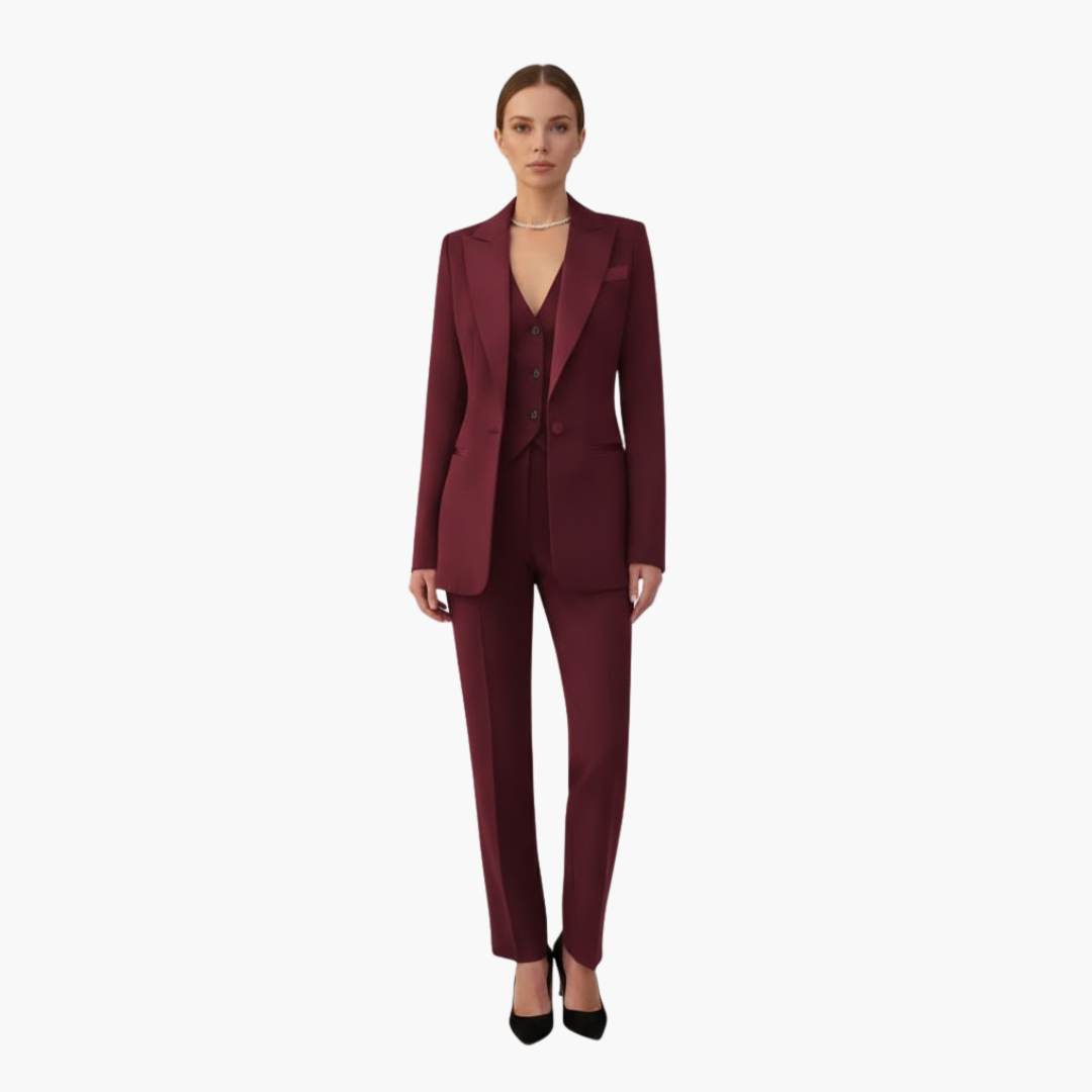 Women's Three-Piece Trouser Suit
