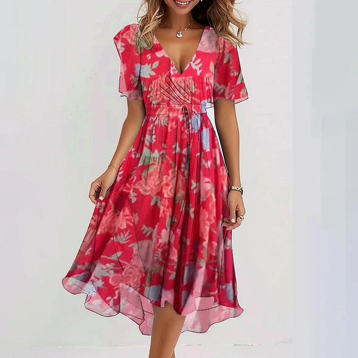 Women's Flowy Summer Midi Dress