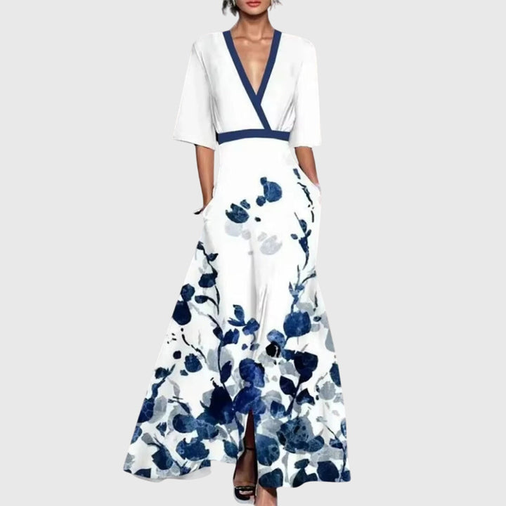 Women's Floral Belted Spring Dress